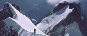 Mt Blanc: On the Peuterey Ridge. Mt Blanc: On the Peuterey Ridge.