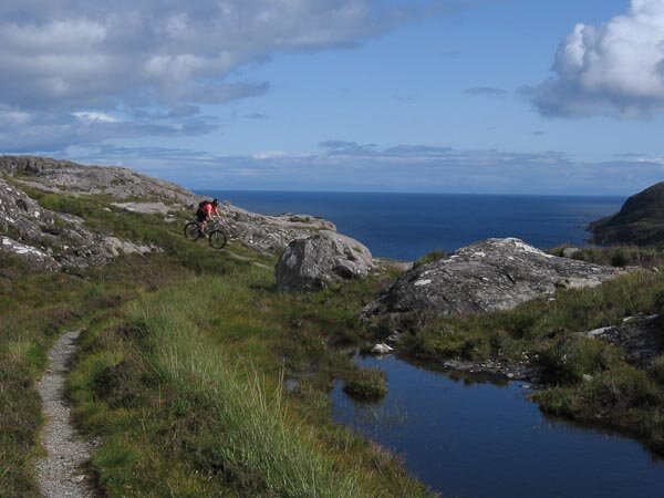 Riding on the Harris coast